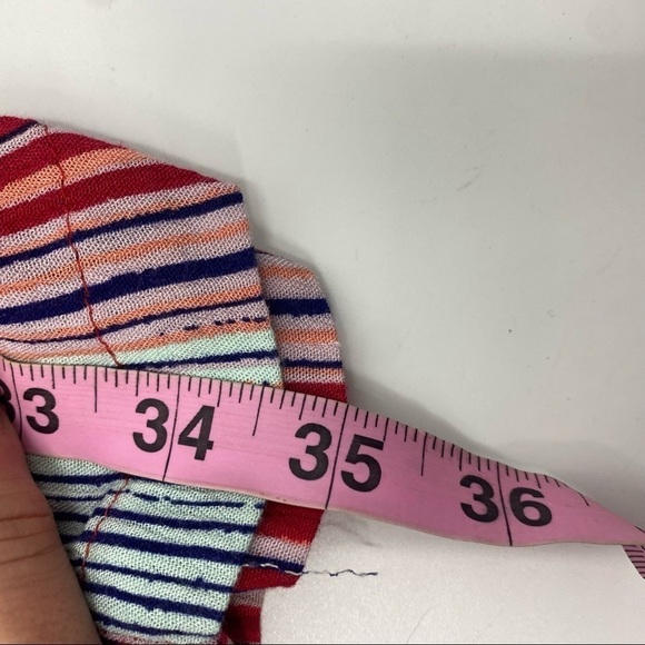 Splendid Woven Sunstone striped multicolor shift dress M - Picture 6 of 10